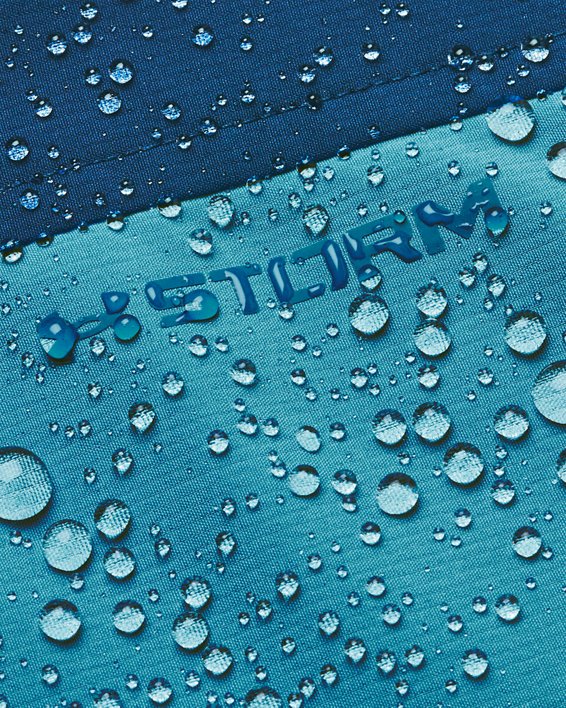 Men's UA Storm Windstrike ½ Zip, Blue, pdpMainDesktop image number 4